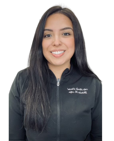 dr. Gabriela, a dental professional working with Dr. Shah at Art Family Dental